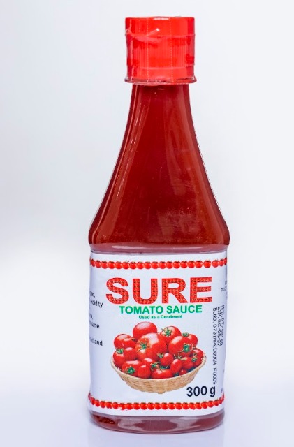 Sure Tomato Sauce – 300g Bottle by Macdough Foods