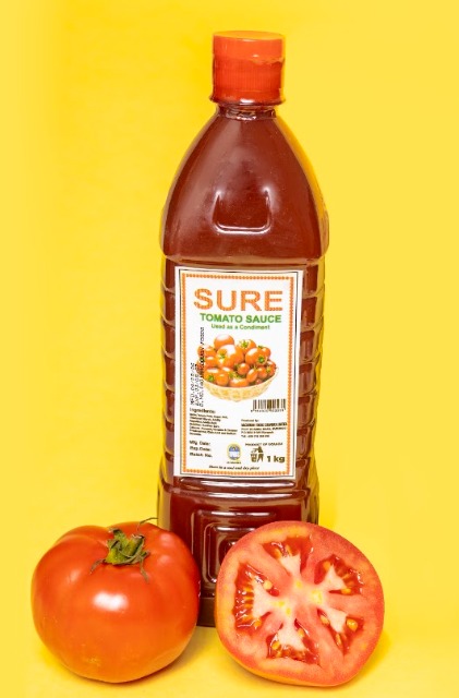 Sure Tomato Sauce – 1kg Bottle by Macdough Foods