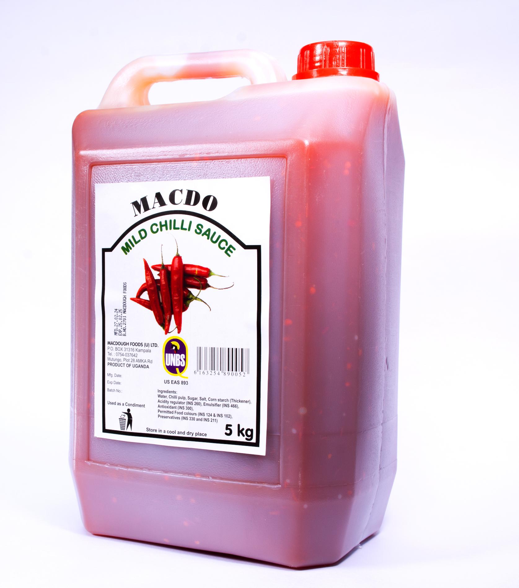 Mild Chilli Sauce by Macdough Foods